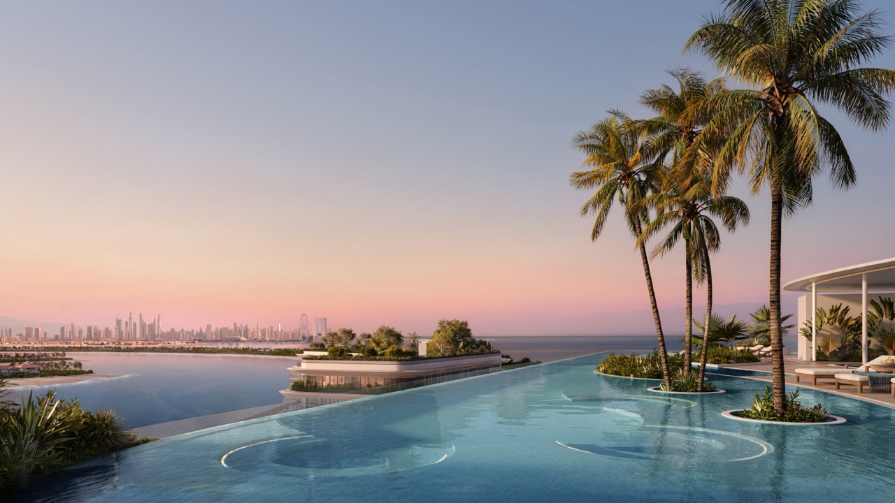 Sky pool and garden